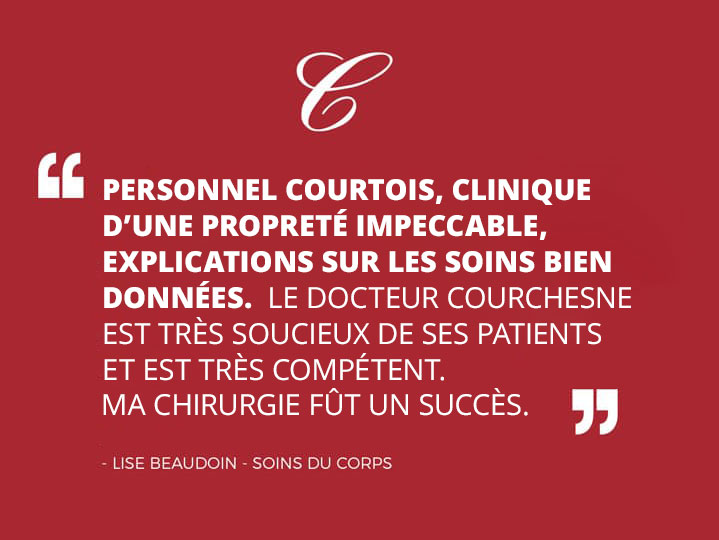 Le Centre de Médecine & Chirurgie Esthétique | Dr Pierre Courchesne